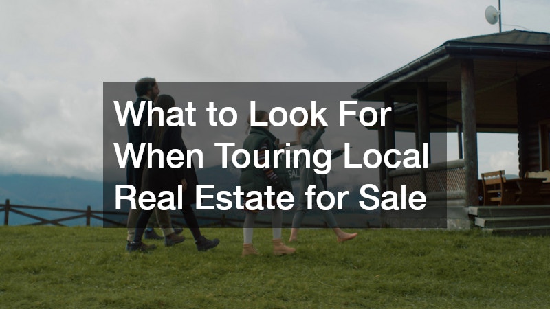 What to Look For When Touring Local Real Estate for Sale